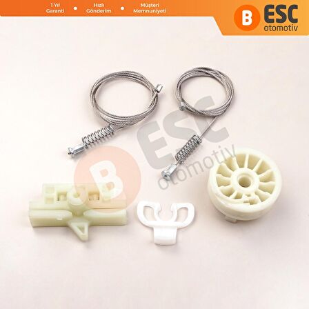 Fiat Grande Punto Evo 199 Için Ön Sol Cam Kriko Tamir Seti 51723318