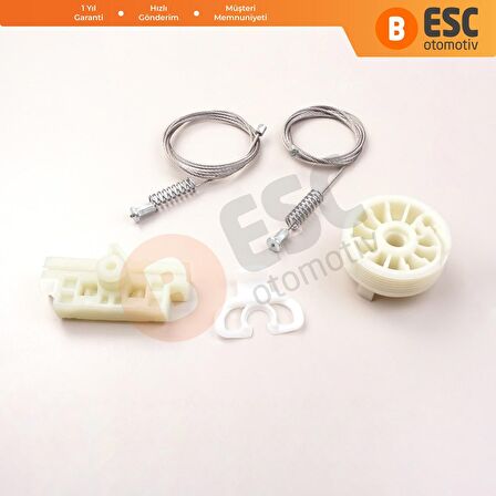 Fiat Grande Punto Evo 199 Için Ön Sol Cam Kriko Tamir Seti 51723318