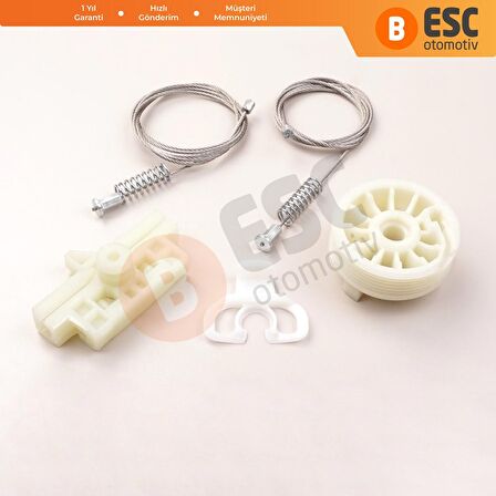 Fiat Grande Punto Evo 199 Için Ön Sol Cam Kriko Tamir Seti 51723318