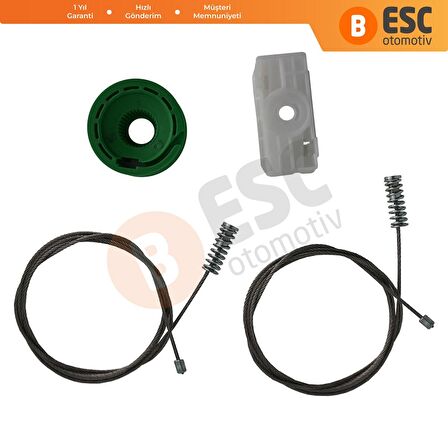 Audi 80 B4 Cc 3 kapı Için Arka Kelebek Cam Kriko Tamir Seti 8g0839729a, 8g0839730a