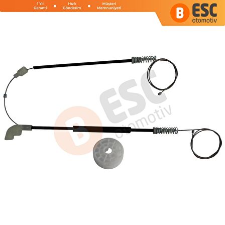 Volvo S40 Mk1 Için Ön Sağ Cam Kriko Tamir Seti 30623449