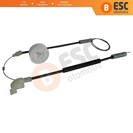 Volvo S40 Mk1 Için Ön Sağ Cam Kriko Tamir Seti 30623449