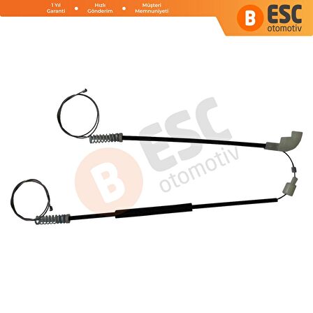 Volvo S40 Mk1 Için Arka Sağ Cam Kriko Tamir Seti 30623453