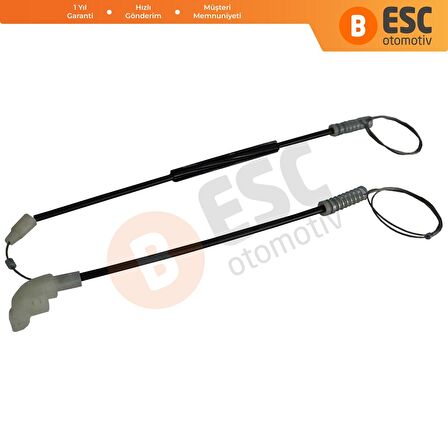 Volvo S40 Mk1 Için Arka Sağ Cam Kriko Tamir Seti 30623453