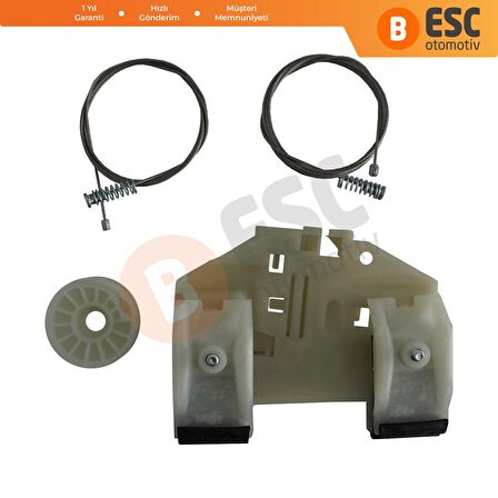 Mercedes Sprinter MK2 VW Crafter MK1 için Ön Sol Cam Kriko Tamir Seti A9067200046