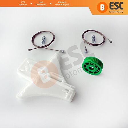 Opel Vectra C Signum için Arka Sol Cam Kriko Seti 24451524