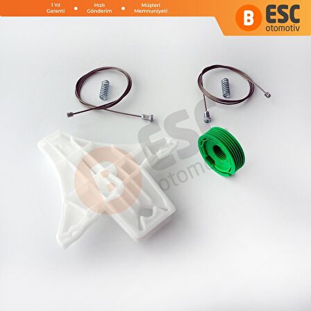 Opel Vectra C Signum için Arka Sol Cam Kriko Seti 24451524