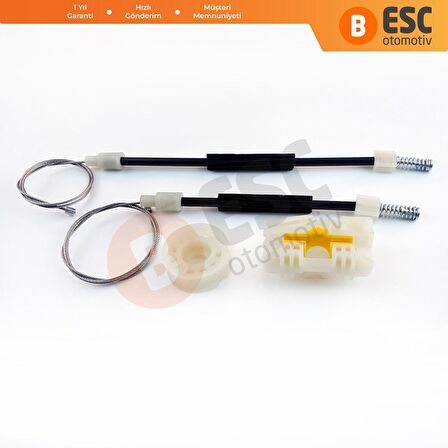 Seat Leon MK2 1P için Arka Sağ Cam Kriko Seti 1P0839462A