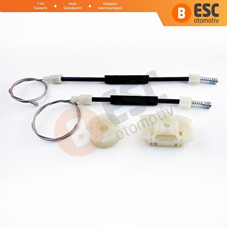 Seat Leon MK2 1P için Arka Sağ Cam Kriko Seti 1P0839462A