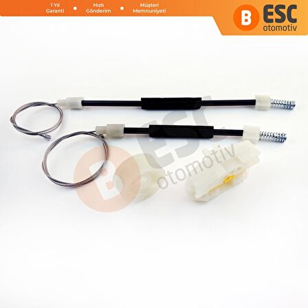 Seat Leon MK2 1P için Arka Sağ Cam Kriko Seti 1P0839462A