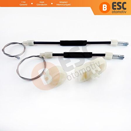 Seat Leon MK2 1P için Arka Sağ Cam Kriko Seti 1P0839462A