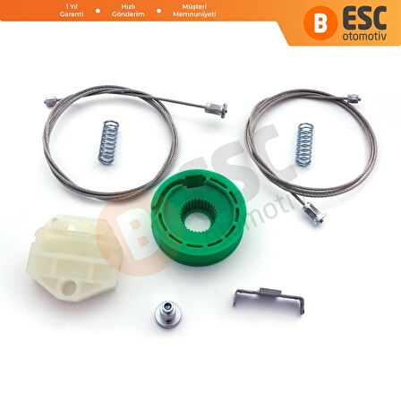 Mercedes W124 E200 için Arka Cam Kriko Seti 1247300346, 1247300446