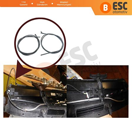 VW Passat B6 B7 B8 CC için Arka Güneşlik Perde Halatı 3C5861325G