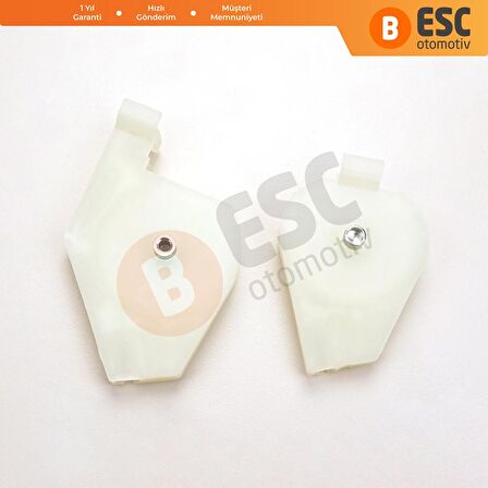 Fiat Doblo 1 119 223 için Ön Sağ Cam Kriko Köşe Makara KlipsSeti 51718403