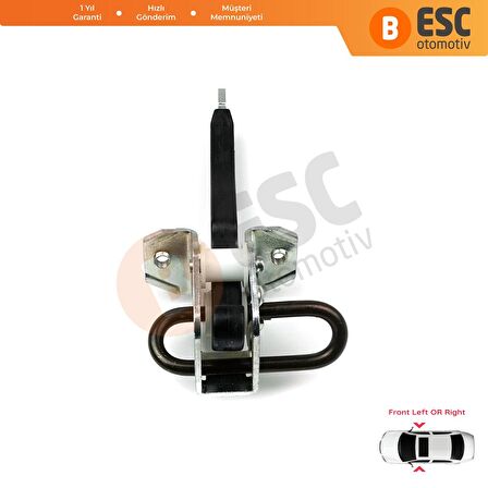 BMW 5 E39 için Ön Sağ veya Sol Kapı Gergisi 51218193447
