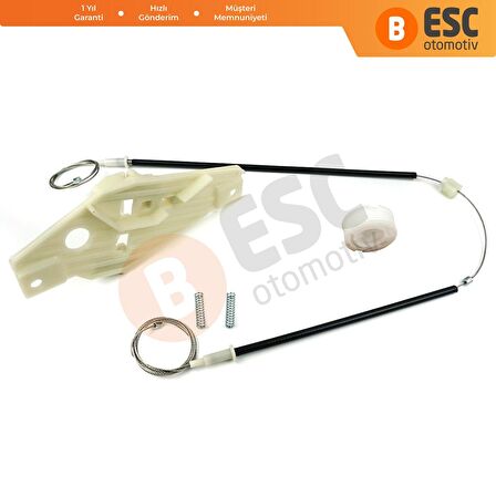 Toyota Corolla Compact E10 HB için Ön Sol Cam Kriko Seti