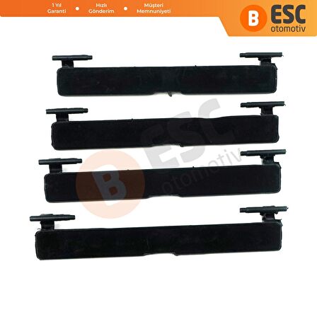 ESR576 1 Mercedes C W205 İçin 4 Adet Tavan Oluk Çıta Port Kapağı 95*12 mm A2057504100