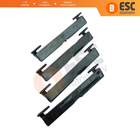 ESR576 1 Mercedes C W205 İçin 4 Adet Tavan Oluk Çıta Port Kapağı 95*12 mm A2057504100