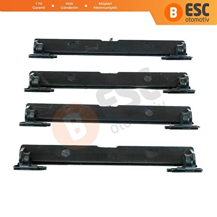 ESR576 1 Mercedes C W205 İçin 4 Adet Tavan Oluk Çıta Port Kapağı 95*12 mm A2057504100