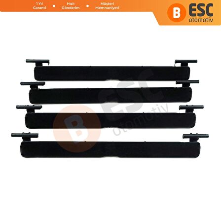 ESR575 1 BMW 5 F10 F11 İçin 4 Adet Tavan Oluk Çıta Port Kapağı 135*13 mm 51137274739