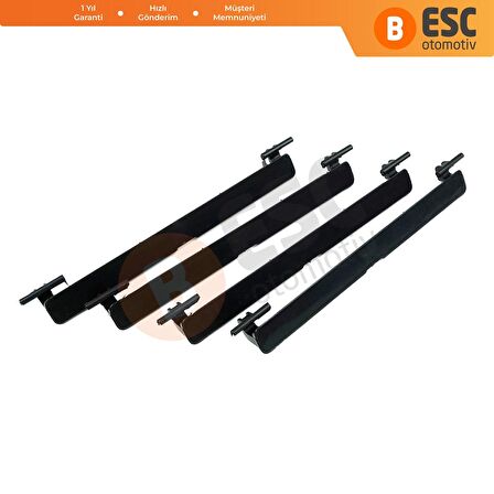 ESR575 1 BMW 5 F10 F11 İçin 4 Adet Tavan Oluk Çıta Port Kapağı 135*13 mm 51137274739