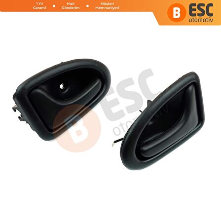 Renault Megane MK1 İçin Ön veya Arka Sağ Sol İç Kapı Kolu Siyah 8200028994 8200028995