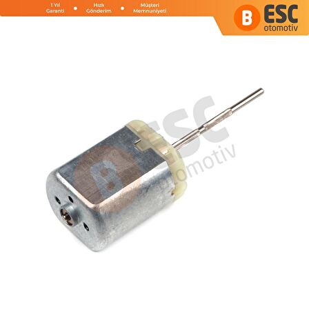 Araç Kapı Depo Kilit Dikiz Ayna Tamir İçin FC280 12V DC 28.30 mm Yivli Şaft Motor