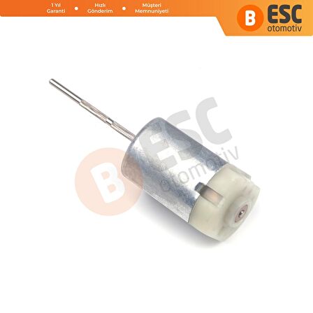 Araç Kapı Depo Kilit Dikiz Ayna Tamir İçin FC280 12V DC 35 mm Yivli Şaft Motor