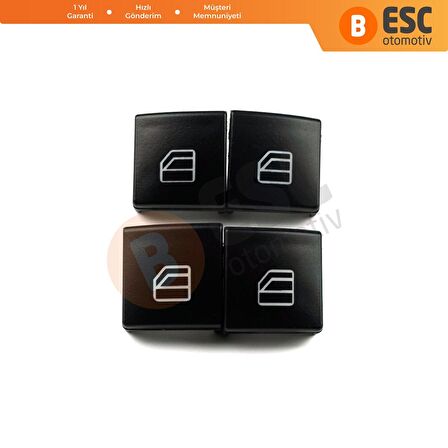 EDP109 1 Mercedes C W204 E W212 A207 C207 İçin Sürücü Ana Cam Kumanda Düğme Kapağı Seti 2049055402