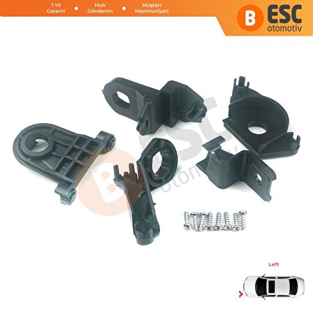 Seat Leon MK3 5F 2012-2020 5F0998225 İçin Sol Ön Far Ayak Tamir Seti 