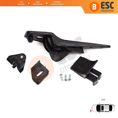 Ford Fiesta B299 B409 B479 2013-2019 D2BZ13008L İçin Sol Ön Far Ayak Tamir Seti 