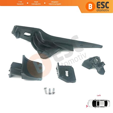 Ford Fiesta B299 B409 B479 2013-2019 D2BZ13008L İçin Sol Ön Far Ayak Tamir Seti 