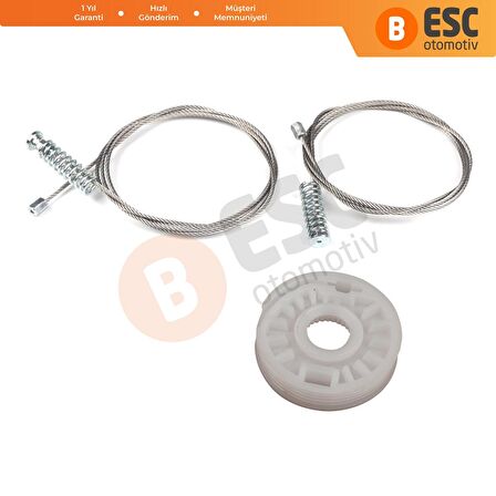 Kia Sportage 2010-2015 İçin Arka Sağ veya Sol Elektrikli Cam Kriko Tamir Seti 834713W000 834813W000