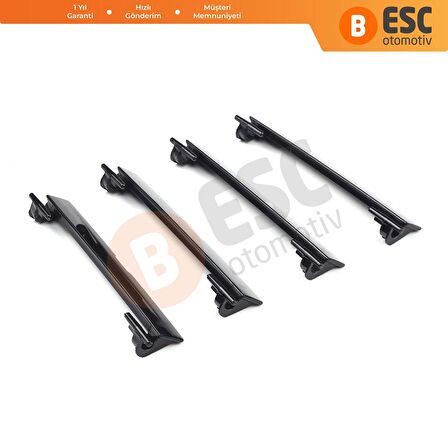 ESR630 1 Mercedes E W213 S213 İçin 4 Adet Tavan Oluk Çıta Port Kapağı 95*12 mm A2136900182