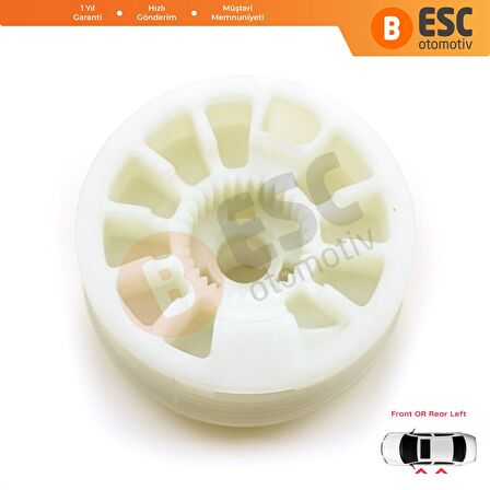 V2EWR5454 Kia Sportage MK4 QL 2017-2021 için Sol Cam Kriko Gergi Makarası 82471D9010 83471D9000