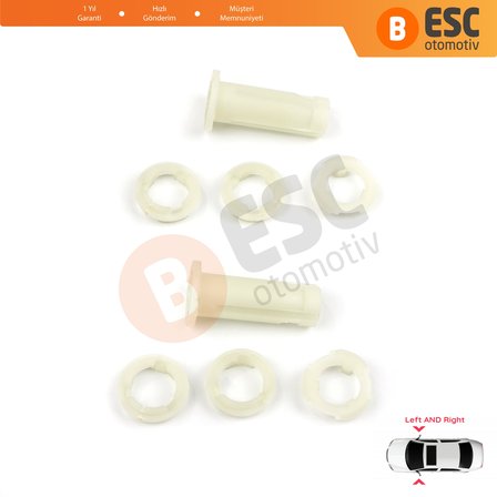 Renault Megane 2 Scenic 2 için Sol Sağ Yan Elektrikli Katlanır Ayna Motor Aktüatör Desteği Tamir Set