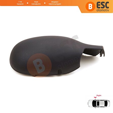 ESP1105-2 Renault Clio 2 Symbol Megane Scenic 1 Thalia 1 için Sağ Yan Dış Ayna Kapağı 7701471855