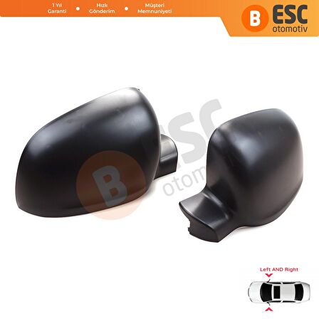 Renault Kangoo Citan W415 W420 Townstar NV250 için Sağ Sol Yan Ayna Kapağı 963736915R 963747198R 