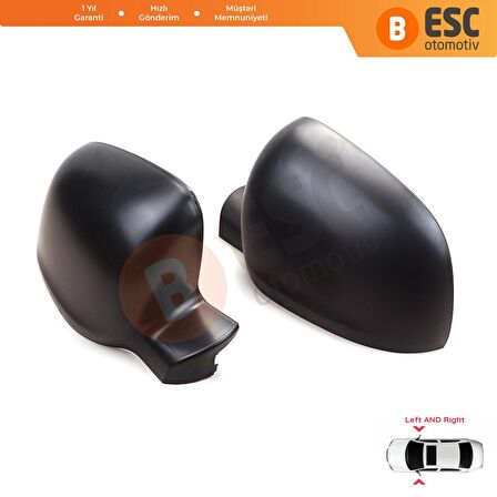 Renault Kangoo Citan W415 W420 Townstar NV250 için Sağ Sol Yan Ayna Kapağı 963736915R 963747198R 