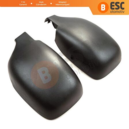 Renault Kangoo Nissan Kubistar 1997-2008 Peugeot 405 için Sağ Sol Yan Dış Ayna Kapağı 8200245171