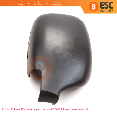 Renault Kangoo Nissan Kubistar 1997-2008 Peugeot 405 için Sağ Yan Dış Ayna Kapağı 8200245172