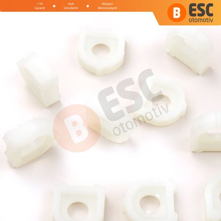 10 Adet Cam Kriko İndirme Kaldırma Mekanizma Kablo Ucu Halat Dübeli Tip BCP001