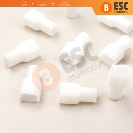 10 Adet Cam Kriko İndirme Kaldırma Mekanizma Kablo Ucu Halat Dübeli Tip BCP018