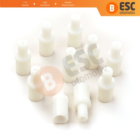 10 Adet Cam Kriko İndirme Kaldırma Mekanizma Kablo Ucu Halat Dübeli Tip BCP022