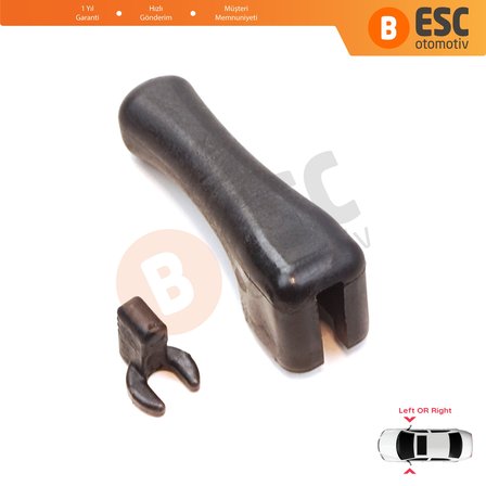 Mercedes W115 W116 W123 W124 W126 W201 A2018100054 İçin Dış Dikiz Aynası Manuel Kontrol Kolu