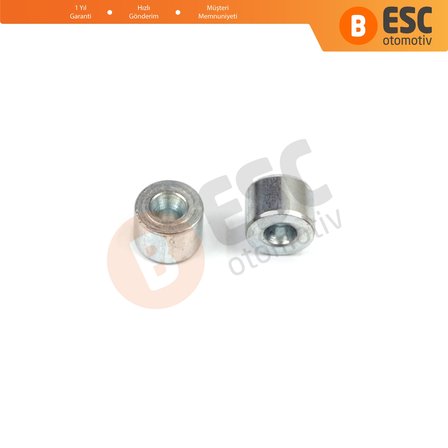 BCR004 Cam Kriko Kablo Halat Uç Pimi Tutma Perçini 5.5x4/1.7 mm 100 Adet