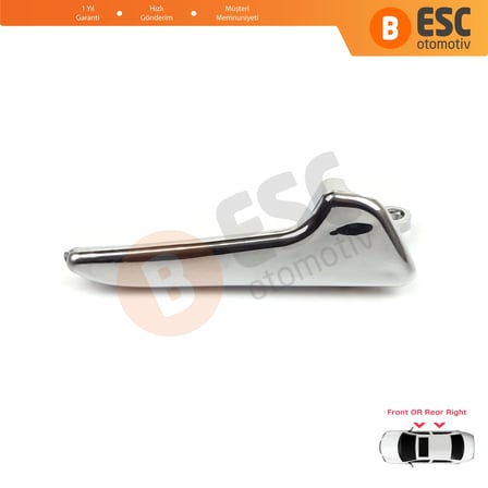 Mercedes A Class W169 B W245 2004-2012 A1697600408 İçin Sağ İç Kapı Açma Kolu