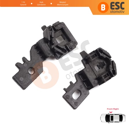 Nissan Primera MK3 P12 2001-2008 Qashqai MK1 J10 2006-2013 İçin Ön Sağ Cam Kriko Tamir Klips Seti