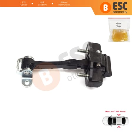 Alfa Romeo 159 939 2004–2011 50510941 İçin Arka Sağ veya Sol Kapı Gergi Yayı