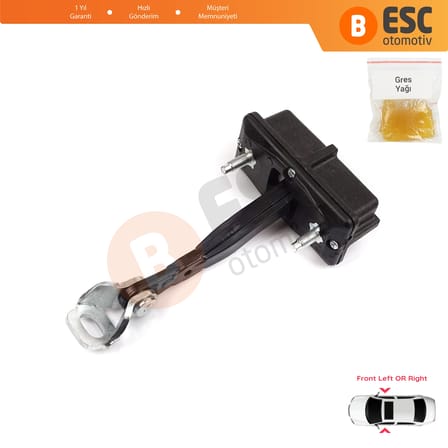 Fiat Panda MK4 312 319 519 2011-On 52022102 İçin Ön Sağ veya Sol Kapı Gergi Yayı